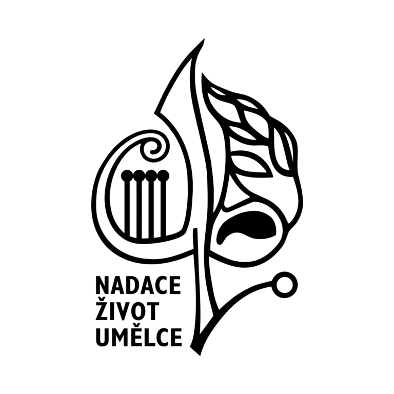 NADACE ZIVOT UMELCE_Logo_Cerna